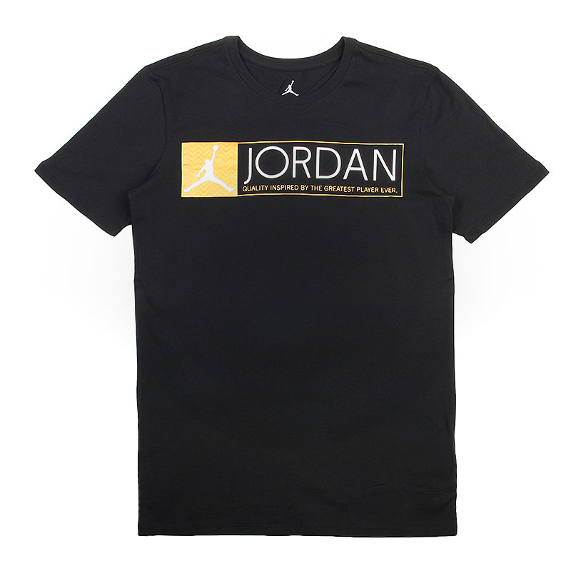  черная футболка Jordan 12 The Greatest Tee 725013-010 - цена, описание, фото 1